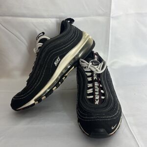 Nike Air Max 97 (GS) Shoes Black White Anthracite Size 7 Youth Flawed